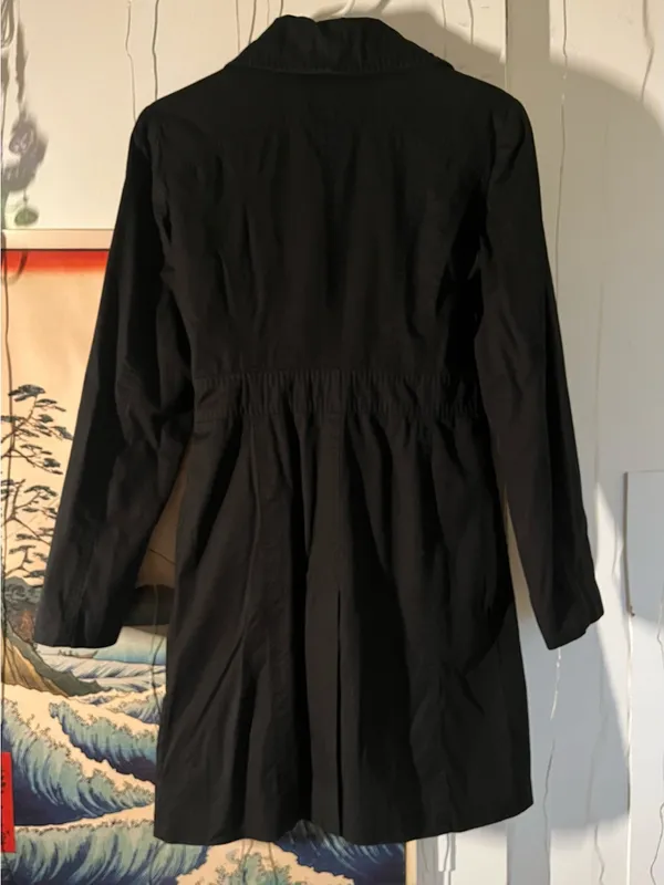 Kenneth Cole Reaction Black Trench Coat - Image 12