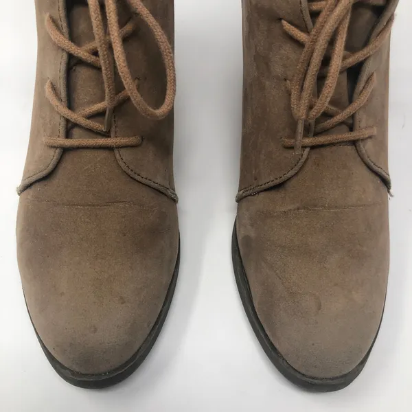 Steve Madden Domain Women's Lace Up Faux Suede Ankle Boots Size 9.5 - Image 5