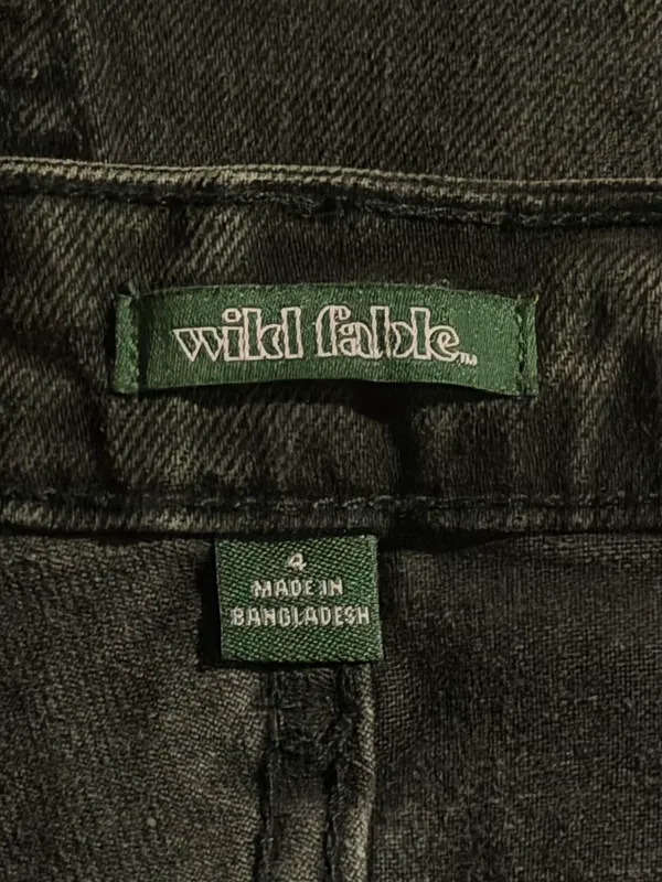 Wild Fable Black Distressed Denim Shorts - Image 3