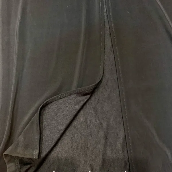 Y2K Vintage City Triangles Black Maxi Dress silver Accents medium Babydoll party - Image 2