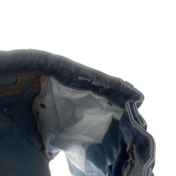 American Eagle‎ Women's Size 10 Medium Washed Blue Denim Mom Short - Image 5