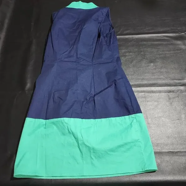 STS Sail To‎ Sable Womens Navy Green Sleeveless Shift Dress XS - Image 2