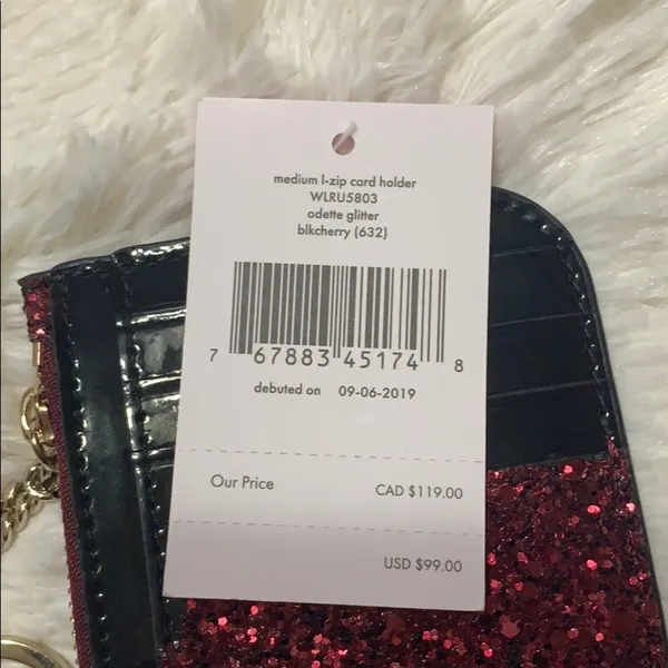 Kate Spade Brand new  medium I zip card holder - Image 8