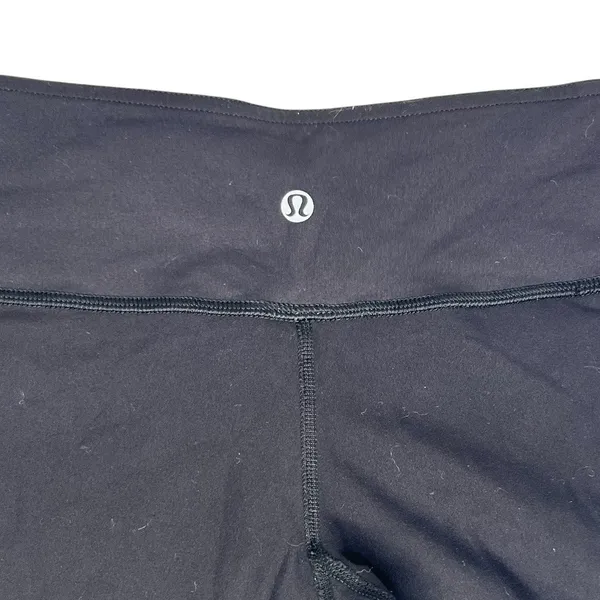 Lululemon Reversible Boogie Groove Short Full On Luon Teal Black Biker Shorts 4 - Image 4