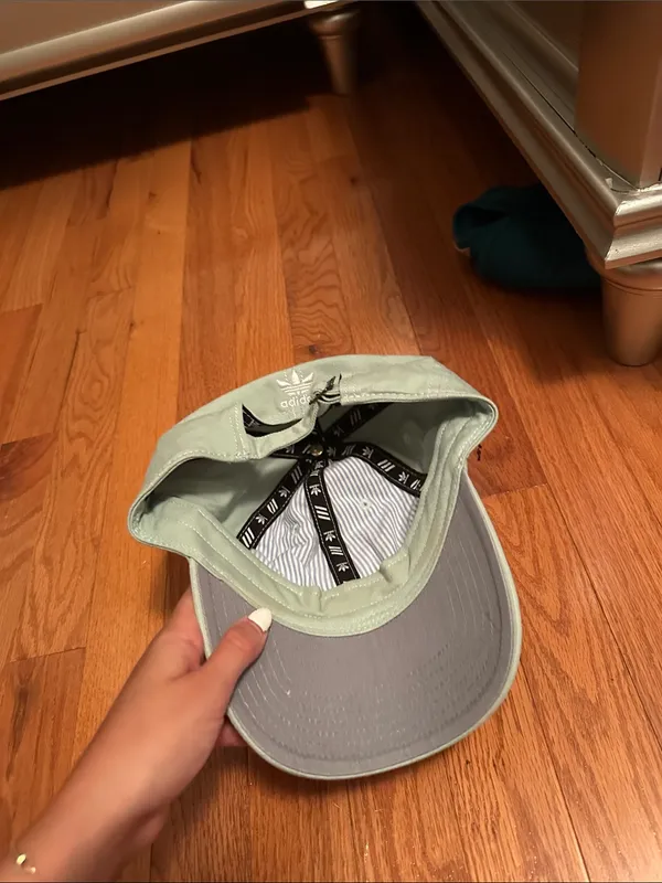 adidas Trefoil Cap in Light Sage - Image 3