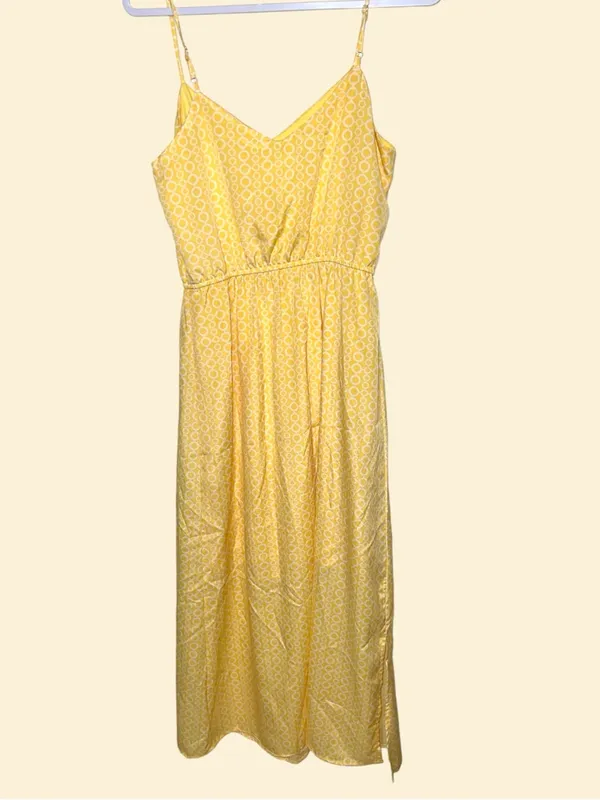 Maurices Yellow Spaghetti-Strap Maxi Dress - Lightweight Summer Style - Image 7