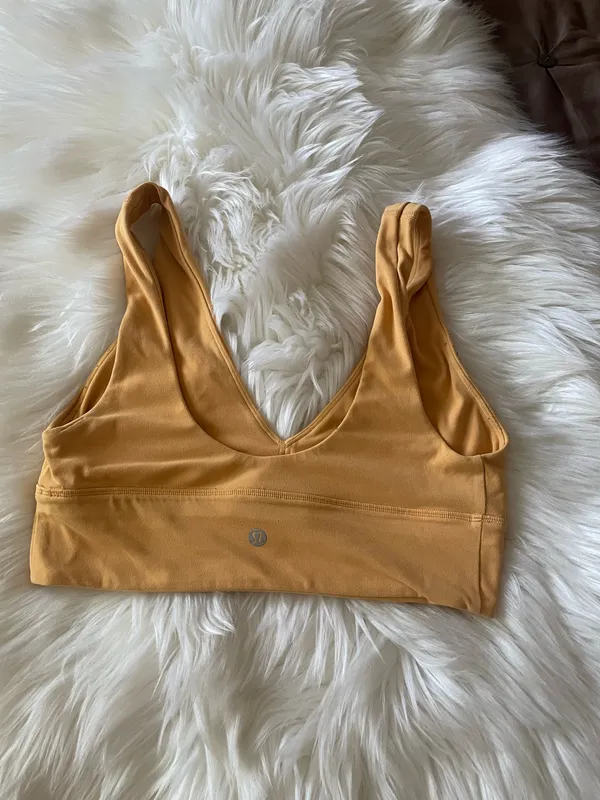 Lululemon Align V-Neck Bra *Light Support, C/D Cup Mango Dream - Image 3