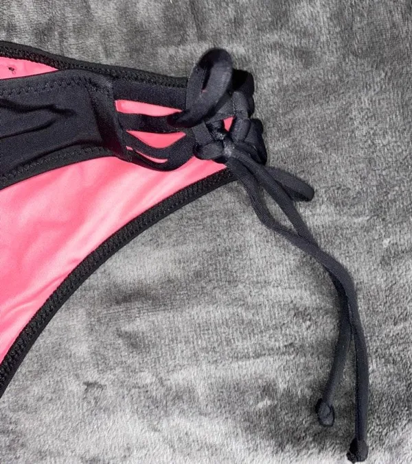 PINK - Victoria's Secret Black Bikini Bottom - Image 4