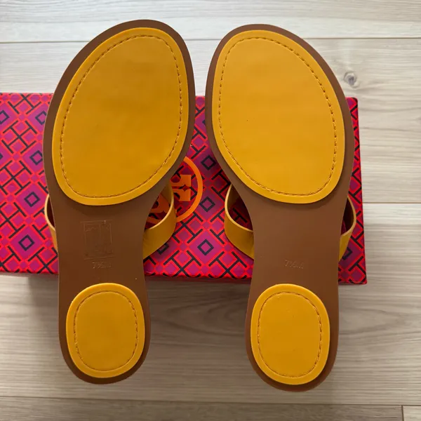 Tory Burch Manon Sandals Yellow - Image 6