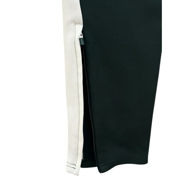 Tory Burch‎ Sport Womens Green White Track Pants Athletic Zip Leg Streetwear S - Image 4