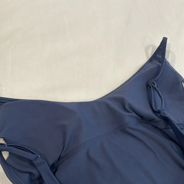 Aerie Blue One Piece Swim Size Medium - Image 7