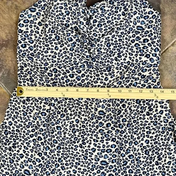 BTFBM Full Length Animal Print Back Cutout Summer Dress XL - Image 6