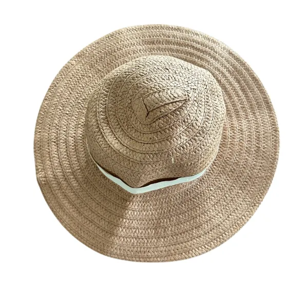 Madewell Braided Straw Sun Hat (With Cream Ribbon Band) - Image 2