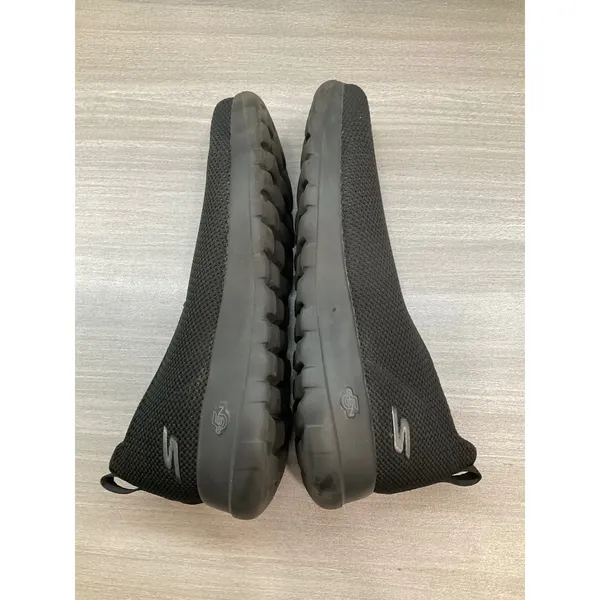 Skechers Womens Gowalk Joy Flat Size‎ 9 Black Mesh Sporty Slip On Somfy Shoes - Image 6