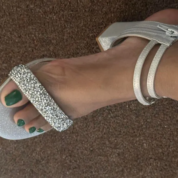 Sugar Women's Silver and Gold Courts - Image 6