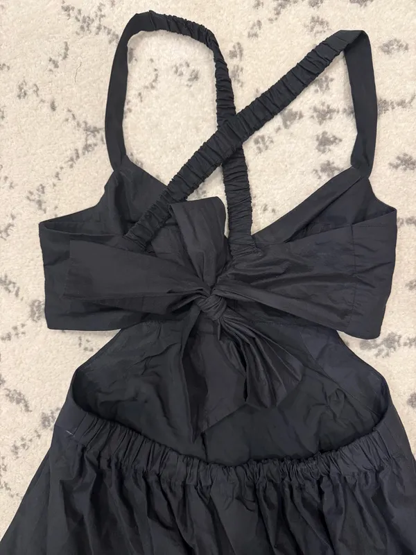 Maeve Anthropologie Bow Back Tie Midi Dress - Image 5