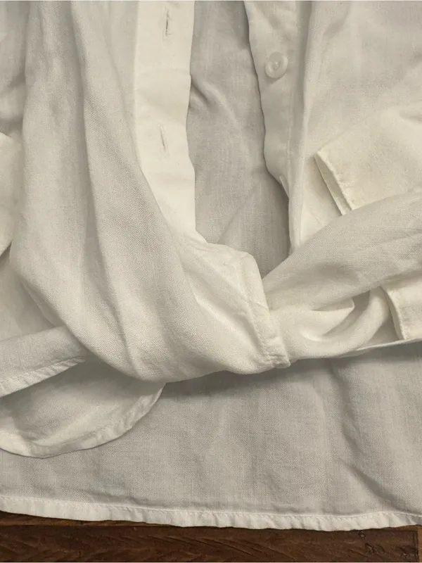 ANTHRO | Cloth‎ & Stone Front Tie Blouse - Image 3