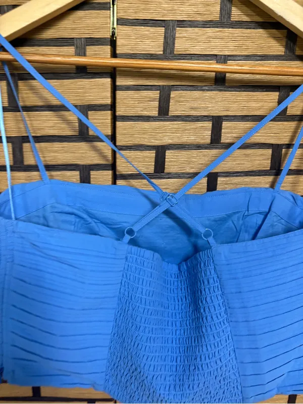Madewell blue crop cami size 8 - Image 4
