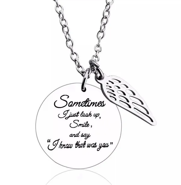 Boutique I Know That Was You, Grief Gift, Lost Loved One Gift, Daily Reminder, Funeral Gift, Loss Necklace, Gift To Friend, Gift To Family - Image 4