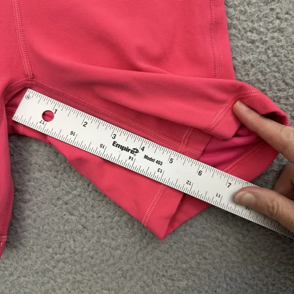 Lululemon Align High Rise Shorts Double Lined 6" Lip Gloss Pink Athletic Women 2 - Image 8