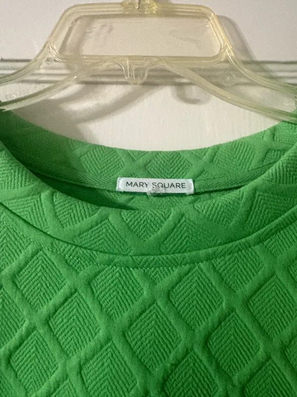 Mary Square Textured Green Set Size XS - Image 3