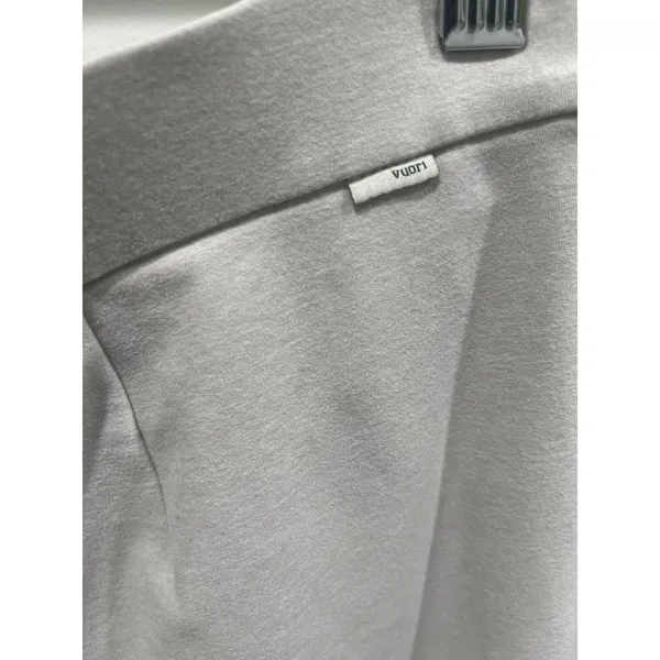 Vuori Elevation Ecru Heather Wide Leg Trouser Sz L - Image 6
