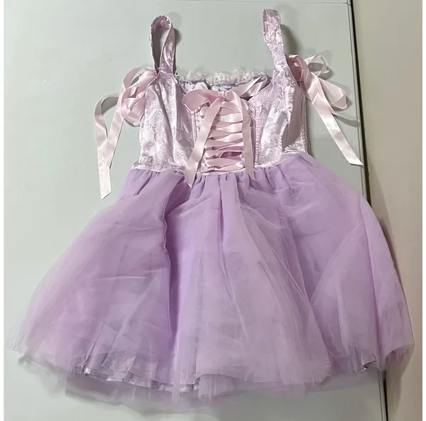 Dolls Kill x Sugar Thrillz Purple Lavender Victorian Floral Pearls Corset Mini Dress Size S 💜🤍✨ - Image 6