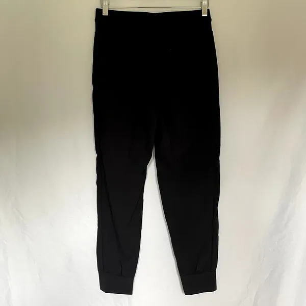 Crz yoga black sweatpants elastic waist pockets women's size 12 casual athletic‎ - Image 4