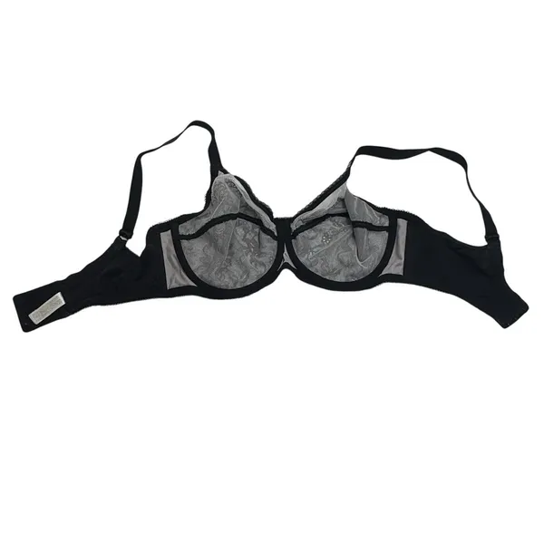 Wacoal Retro Chic Full Figure Underwire Bra 855186 Lace Seamed Cups 36D - Image 4