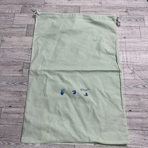 Off White by Virgil Abloh Green Dust Bag Purse‎ Bag Cover 20" x 13" Large - Image 3