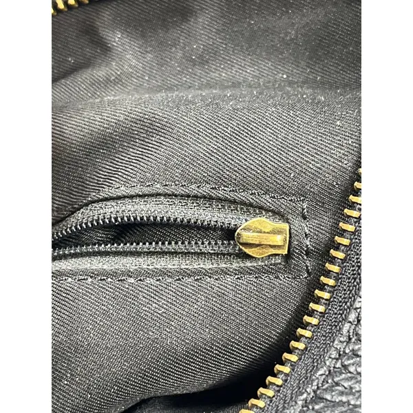 Fossil SKU 7461 Black Leather Crossbody Bag Purse - Image 9