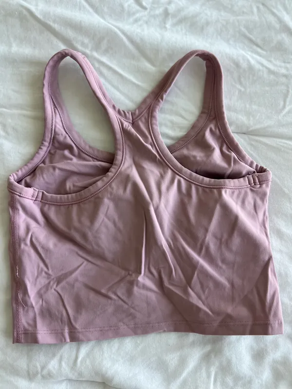 Amazon Mauve Racerback Cropped Tank  - Image 2