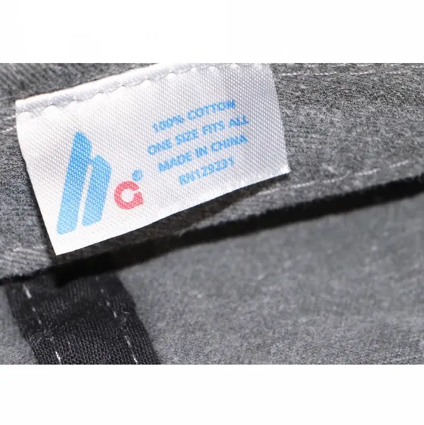 Pigment Dyed Adjustable Baseball Cap Gray - Image 4