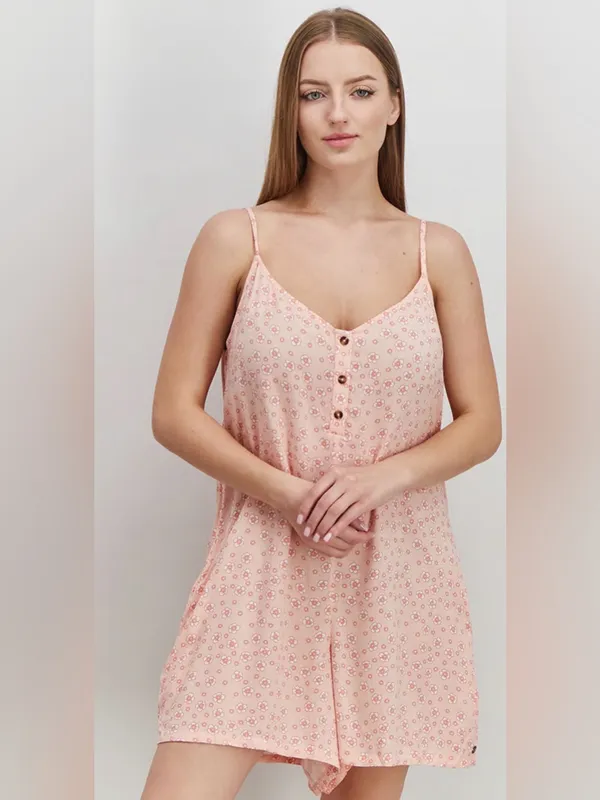 Roxy Floral Print Sleeveless Jumpsuit - Image 4