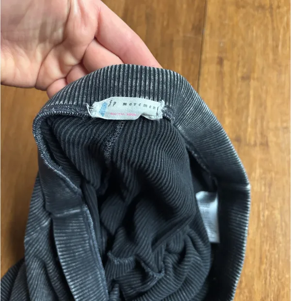 Free people movement charcoal ruffle shorts - Image 3
