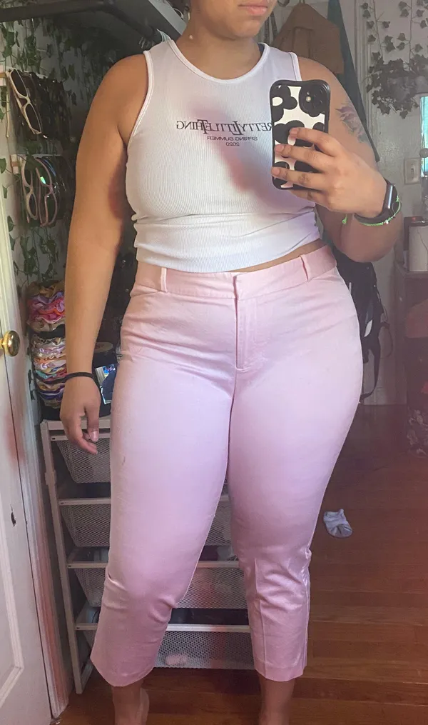 Liz Claiborne light pink pants - Image 2