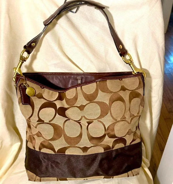 COACH SIGNATURE HOBO STYLE TOTE no 10627 shoulderbag satchel - Image 3