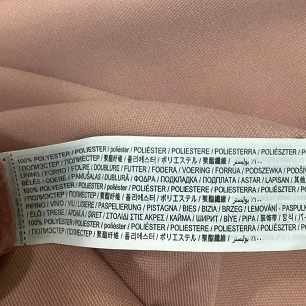 NEW Mango Pink High Rise Front Pleated Business Career Wide Leg Dress Pants 2 - Image 5