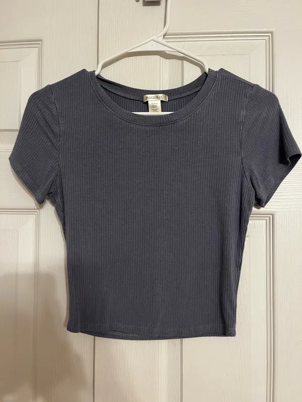 TJ Maxx Blue Violet Top - Image 3