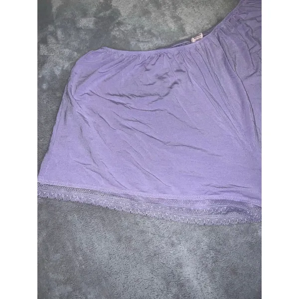 Women Victoria's Secret Heavenly Purple Lace Pajama Short L - Image 2