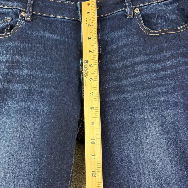 Soho Bootcut Jeans Size 12 Petite Dark Wash Stretch Mid Rise Western Rodeo Boho - Image 7
