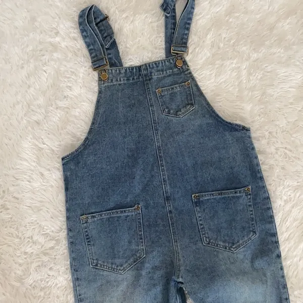Frontwards backwards medium wash denim overalls Blue Size undefined - Image 5