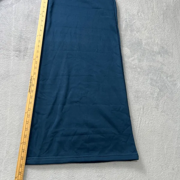 SUMWON Wide Leg Lounge Pants M Blue Fleece Cozy‎ High Waist Pull On Casual - Image 8