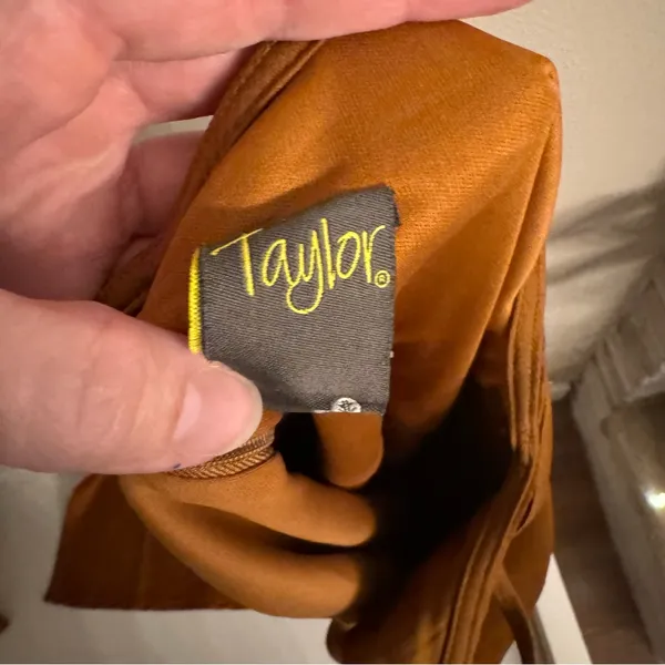 TAYLOR Satin‎ Midi Slip Dress Brown Size undefined - Image 6