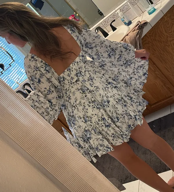 Altard state floral mini dress - Image 8