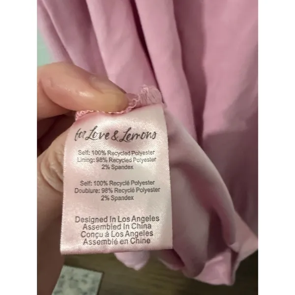 For Love And Lemons Miriam Maxi Dress Dusty Pink size Small - Image 8