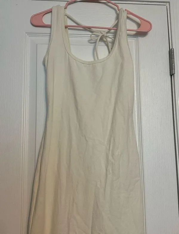 Reformation Cream Dress - Image 4