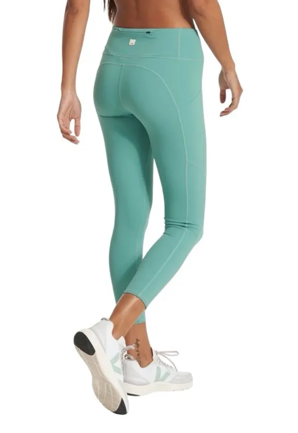 Vuori Stride 7/8 Leggings in Basil Women's Size Medium Athleisure Performance - Image 2