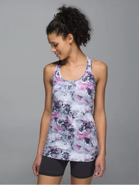 Lululemon 6 Cool Racerback Workout‎ Yoga Lounge Women’s Floral Athletic Tank Top - Image 8