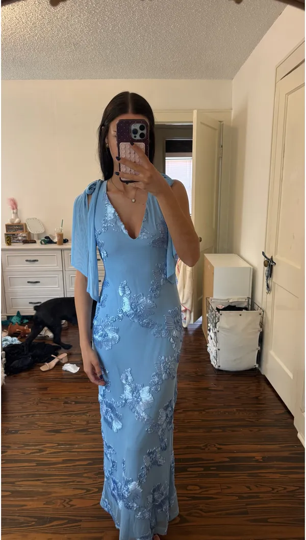 Hello Molly Embroidered Maxi Dress - Image 2